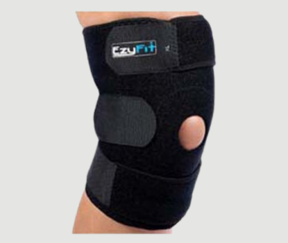 Knee support brace open patella